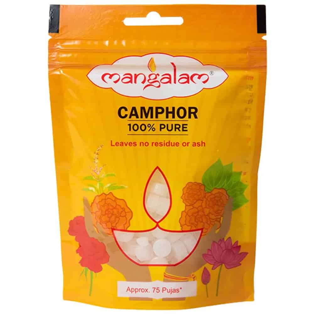 MANGALAM ORGANICS-Camphor Tablet-Pouch-50g