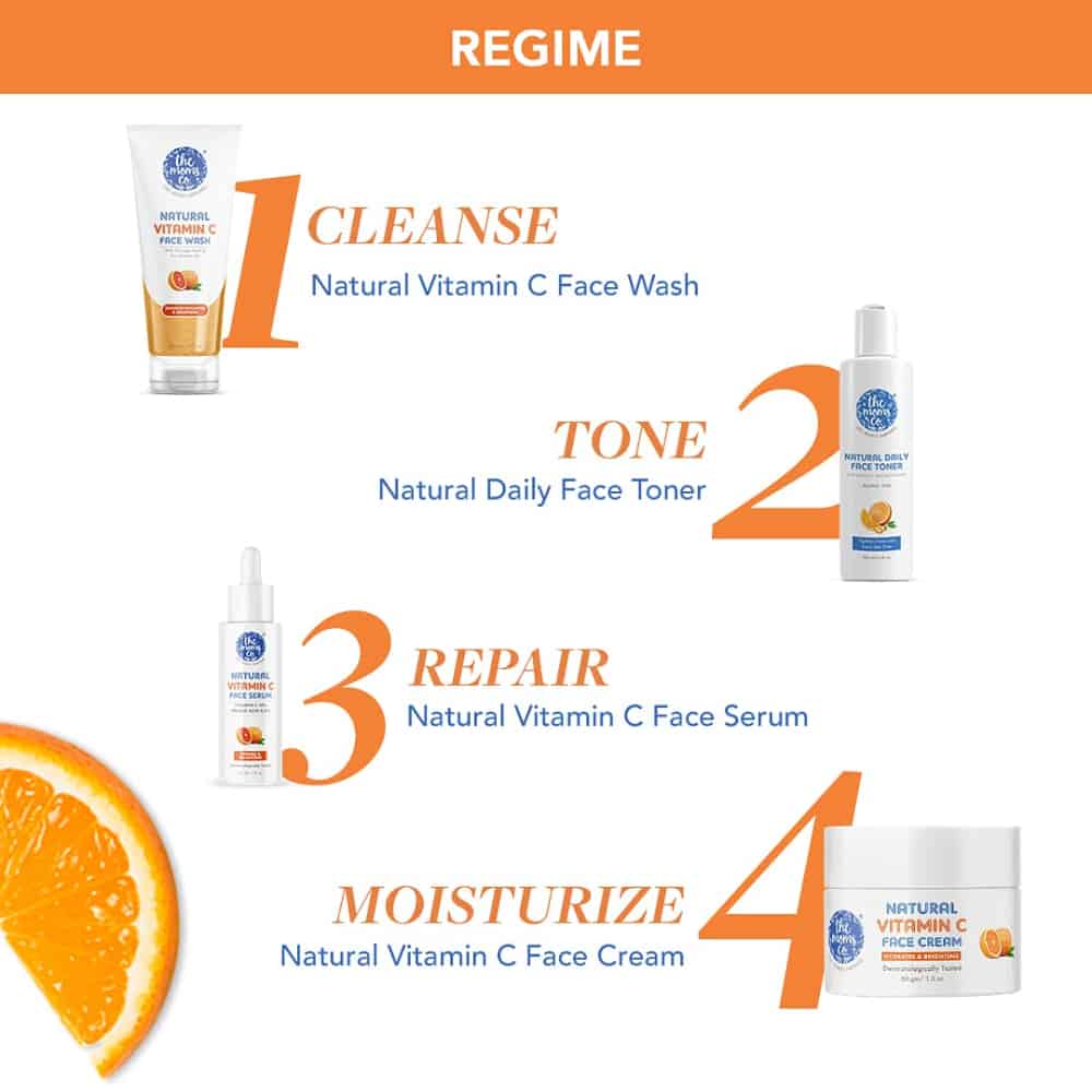 THE MOMS CO-Natural Vitamin C-Face Care Kit