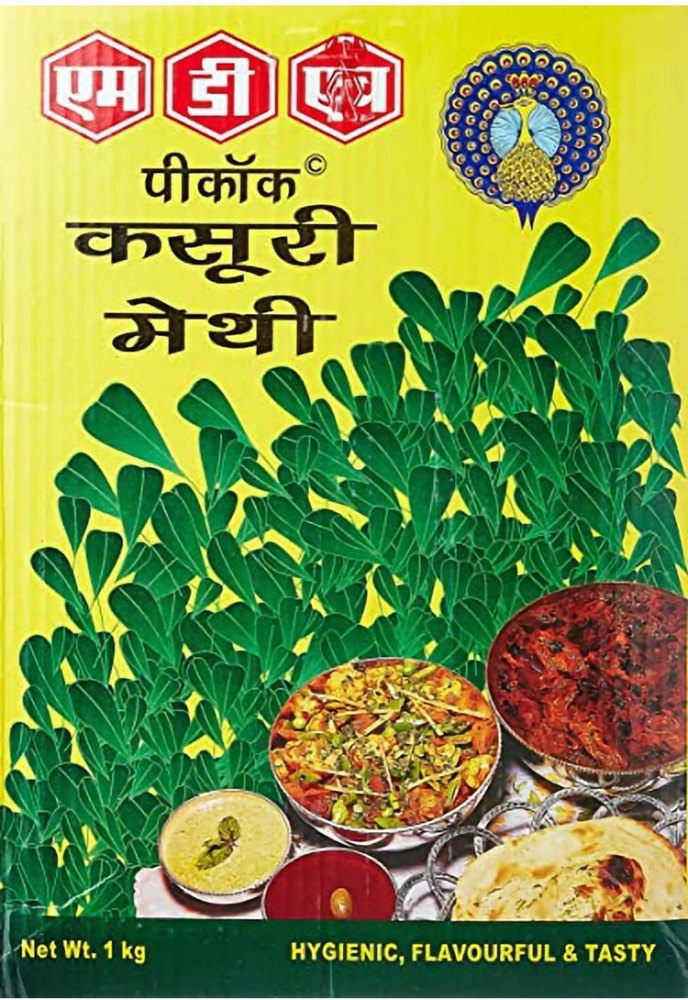 MDH-Peacock Kasoori Methi 1Kg Carton