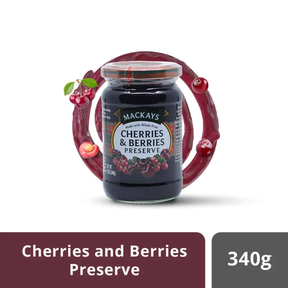 MACKAYS-Cherries and Berries Preserve-340g