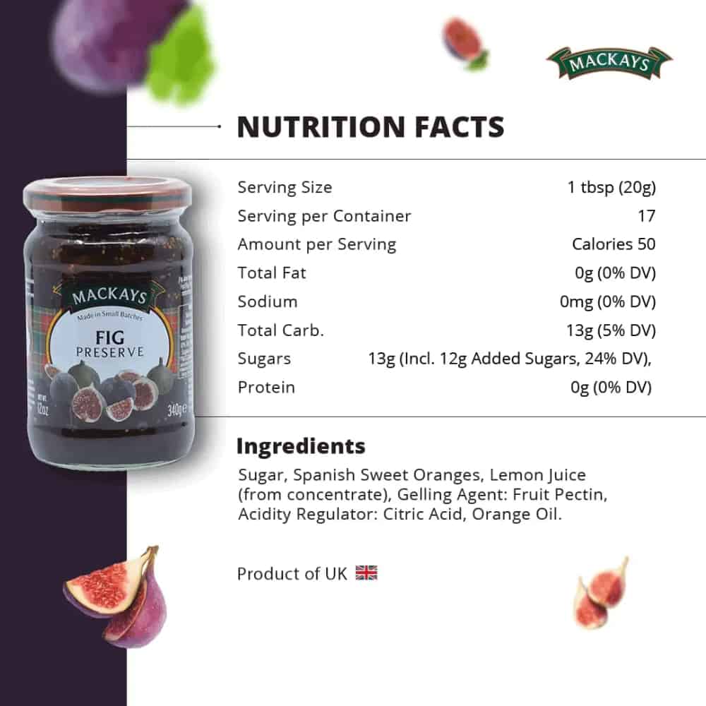 MACKAYS-Fig Preserve-340g