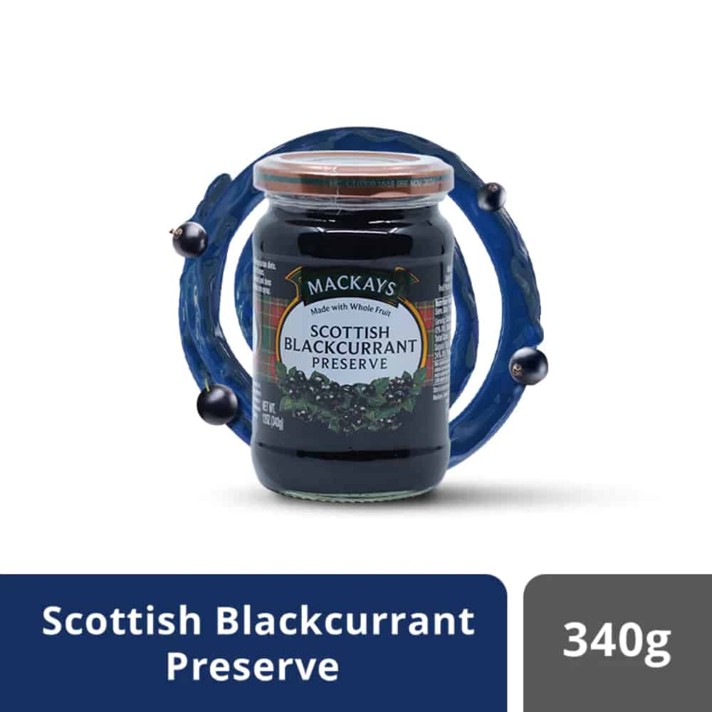 MACKAYS-Scottish Blackcurrant Preserve-340g