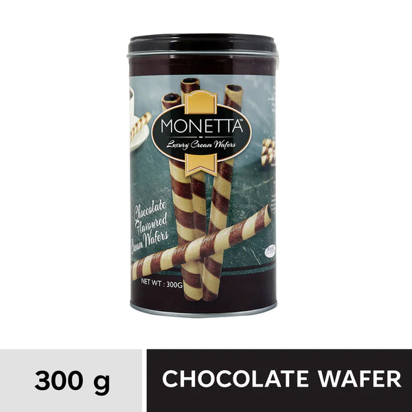MONETTA-Wafer Roll-Chocolate Cream Flavour-300g