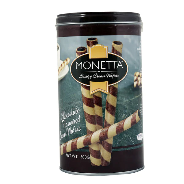 MONETTA-Wafer Roll-Chocolate Cream Flavour-300g