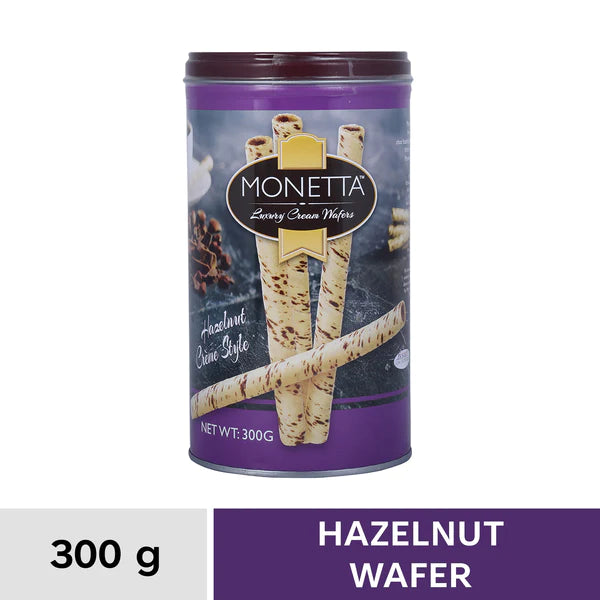 MONETTA-Wafer Roll-Hazelnut Cream-300g