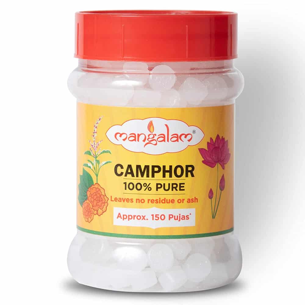 MANGALAM ORGANICS-Camphor Tablet-Jar-100g