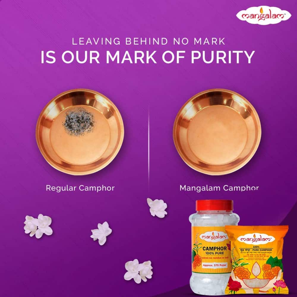 MANGALAM ORGANICS-Camphor Tablet-Jar-100g