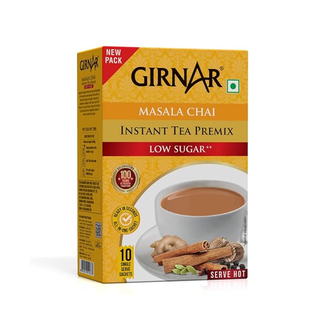 GIRNAR-Instant Premix with Masala -Low Sugar-10 Sachets