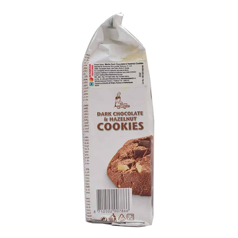 MERBA-Dark Chocolate Hazelnut Cookies-200g