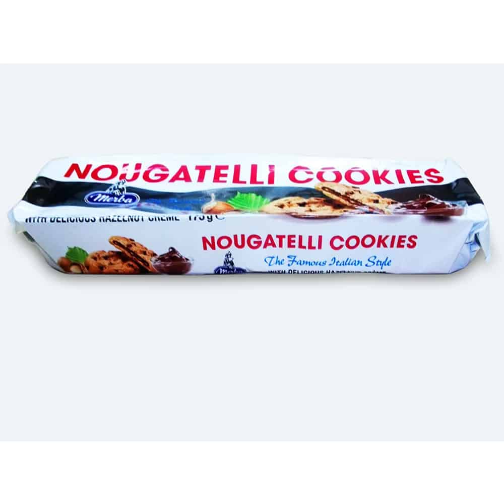 MERBA-Nougatelli Cookies-175g