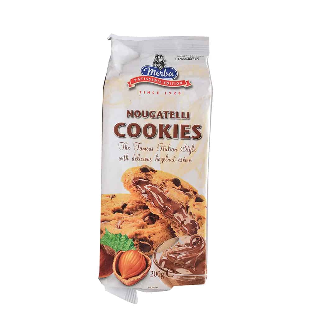 MERBA-Nougatelli Cookies-200g