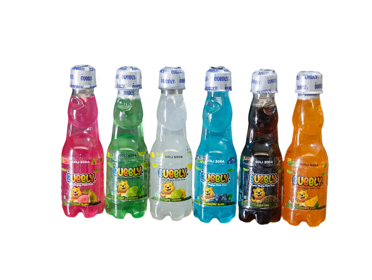 BUBBLY - Jeera Goli Soda 250ml (Pack of 6 Pcs)