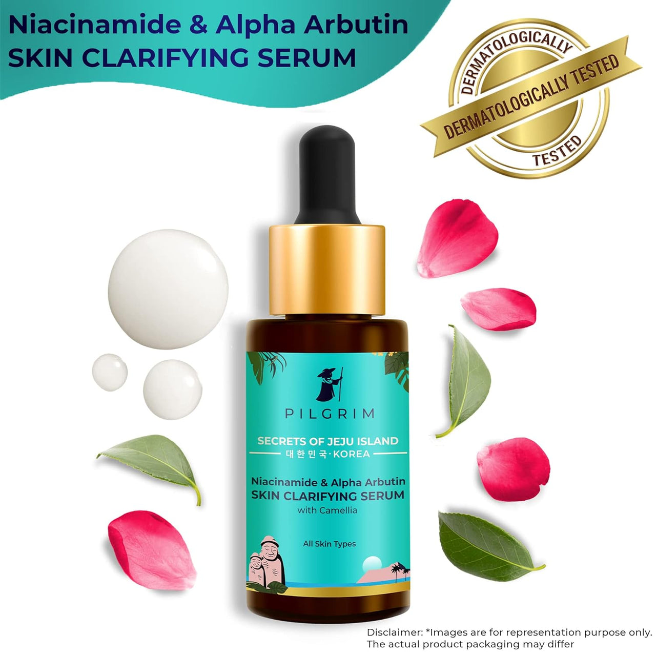 PILGRIM - Niacinamide 5% + Alpha Arbutin 1% Skin Clarifying Serum 30ml