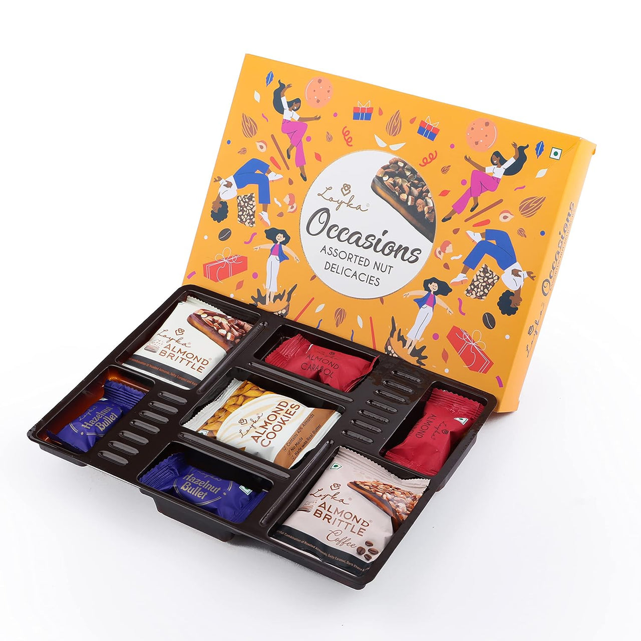 Loyka Occasions Assorted Nut Delicacies Gift Box - Gift for any occasion.