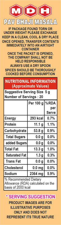 Thumbnail for MDH-Pav Bhaji Masala-100g