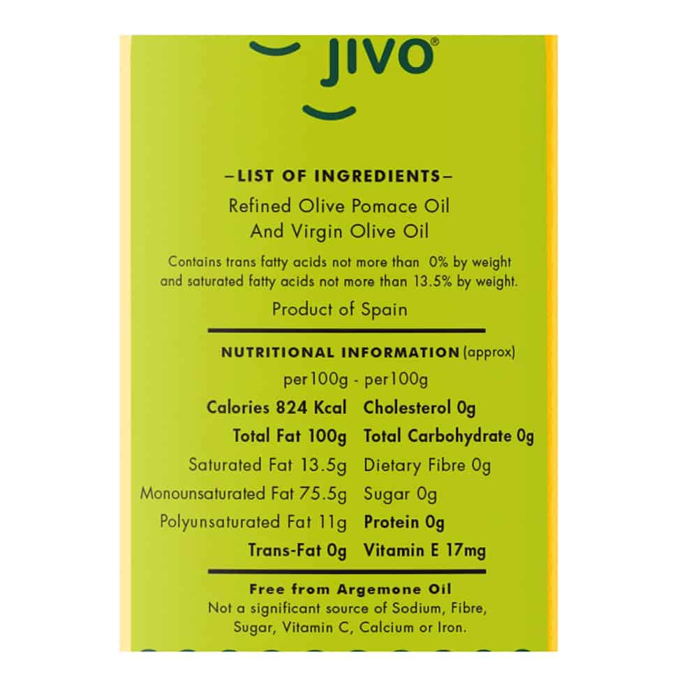 JIVO-Pomace Olive Oil-1 Ltr