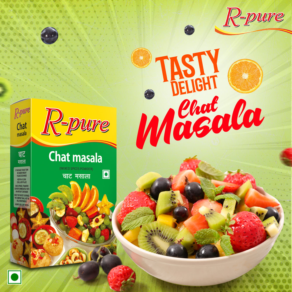 R-Pure - Chat Masala 100gm (Pack of 10Pcs)