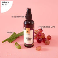 Thumbnail for PILGRIM -  Alcohol Free Red Vine Face Toner Spray 100ml