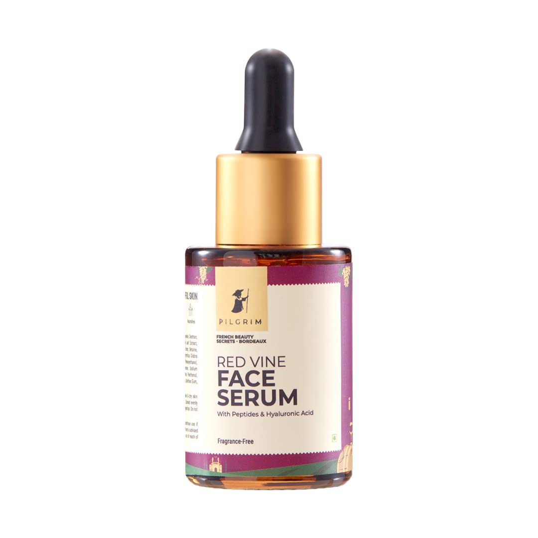 PILGRIM - French Red Vine & Hyaluronic acid serum with peptides 30ml