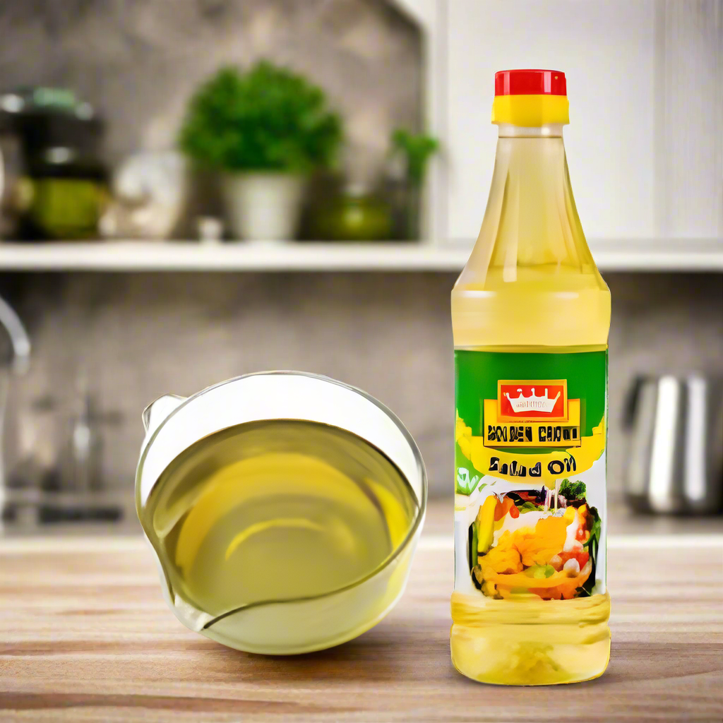 GOLDEN CROWN - Salad Oil | Refined Sunflower Oil - 1Ltr (Pack of 12Pcs)