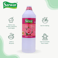 Thumbnail for Sarwar - Rose Water (500ml)| Pack of 24| 100% Pure| Organic| Natural