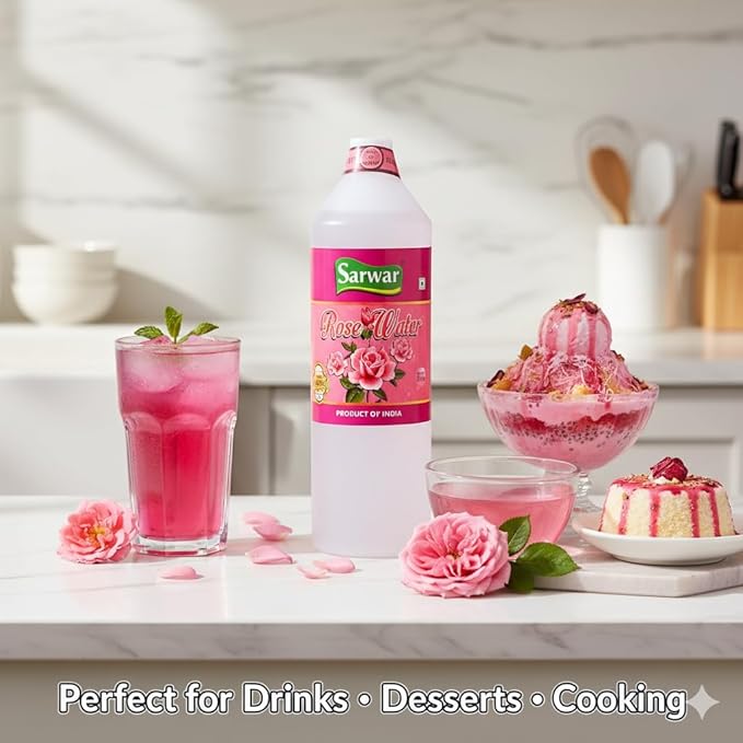 Sarwar - Rose Water (500ml)| Pack of 24| 100% Pure| Organic| Natural