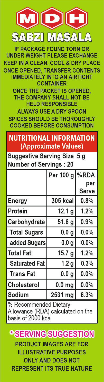 MDH-Sabzi Masala-100g