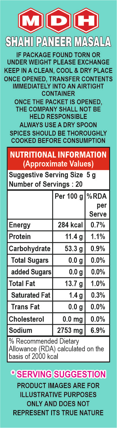 MDH-Shahi Paneer Masala-100g