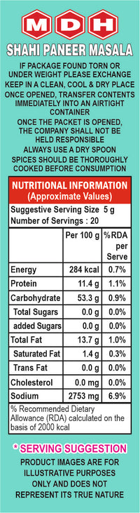 Thumbnail for MDH-Shahi Paneer Masala-100g