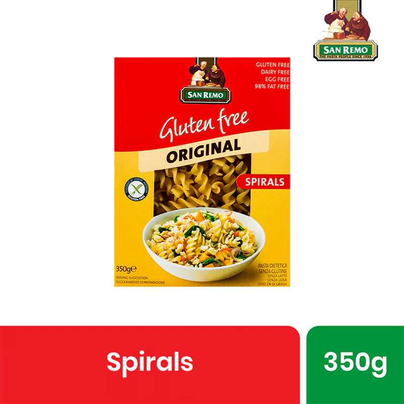 SAN REMO-Spirals-Gluten Free-500g