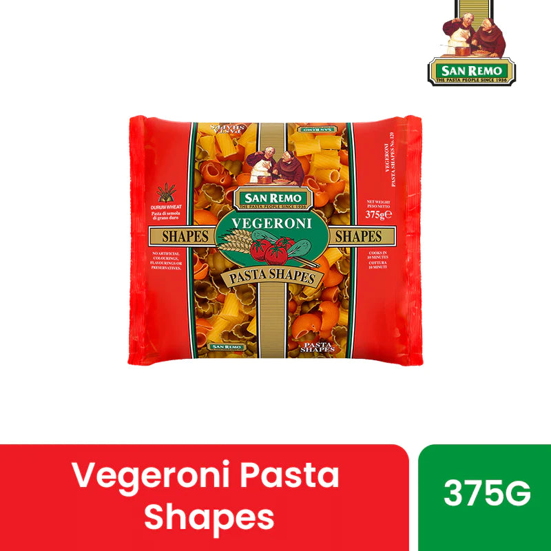 SAN REMO-Veg Pasta Shapes-375g