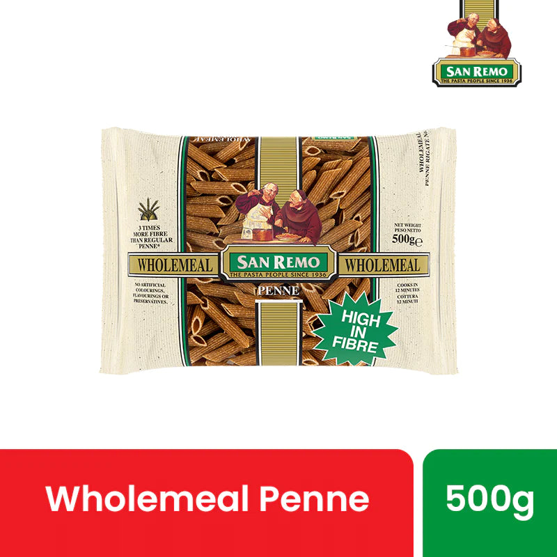 SAN REMO-Wholemeal Penne-500g