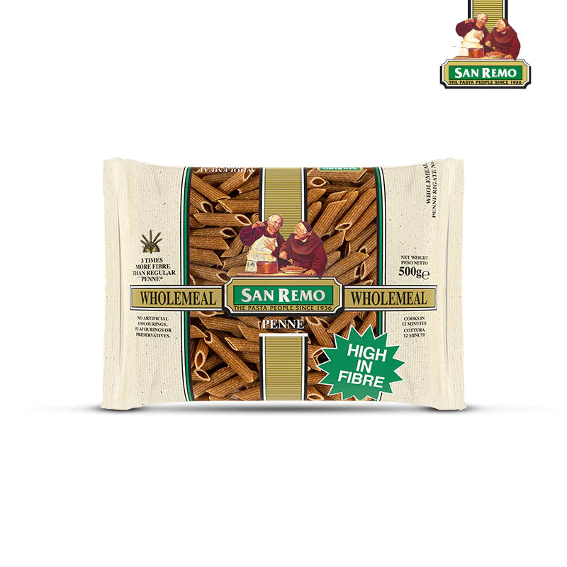 SAN REMO-Wholemeal Penne-500g