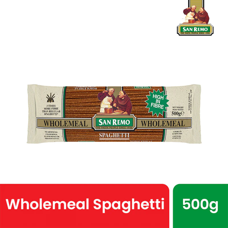 SAN REMO-Wholemeal Spaghetti-500g