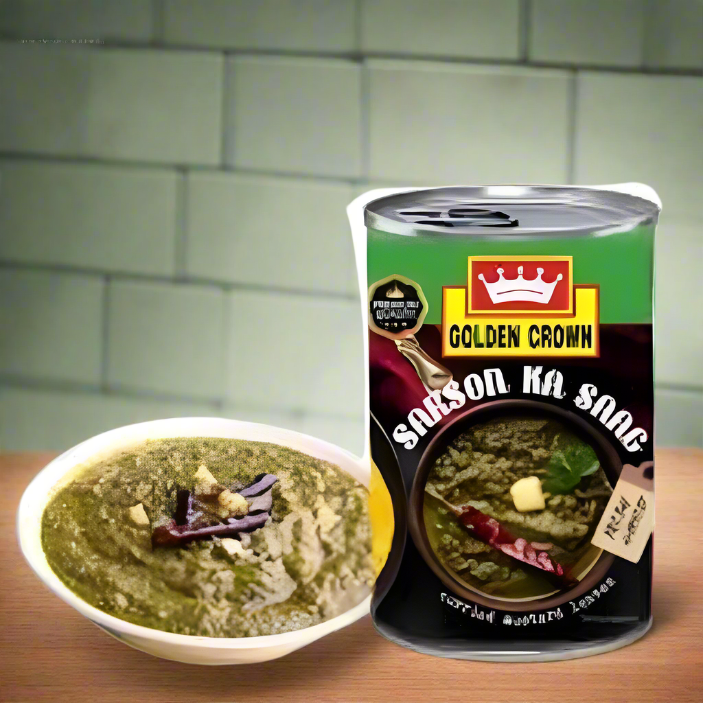 GOLDEN CROWN - Sarson Ka Saag - 450gm (Pack of 48 Pcs)