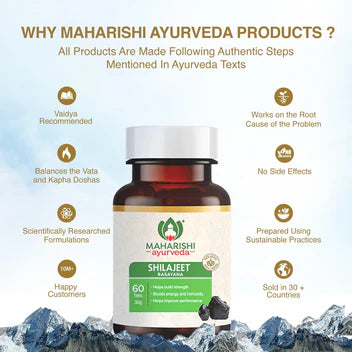 Shilajeet Rasayana 30gm 60 Tablets | Energy & Vitality Boost