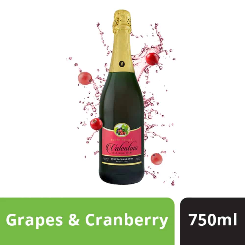 VALENTINO-Grape and Cranberry Juice-750ml