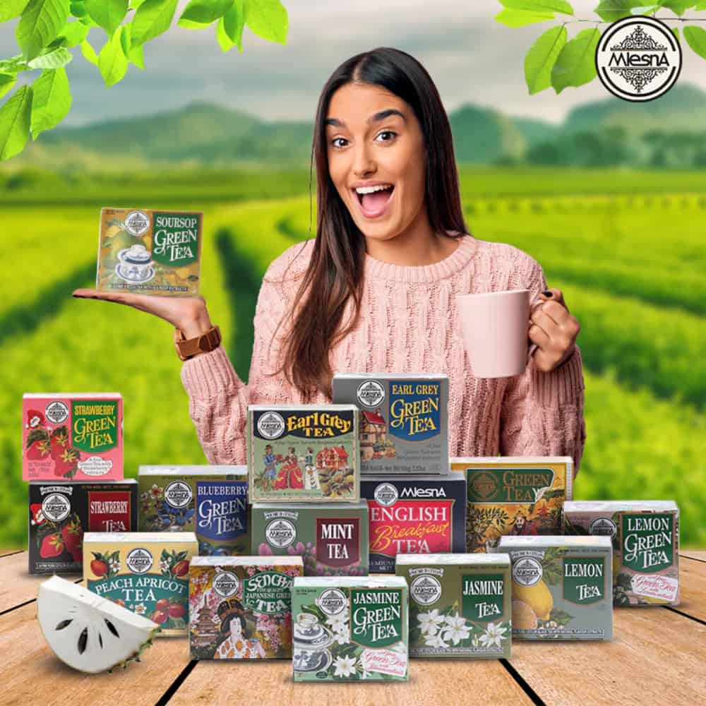 MLESNA-Soursop Green Tea-100g