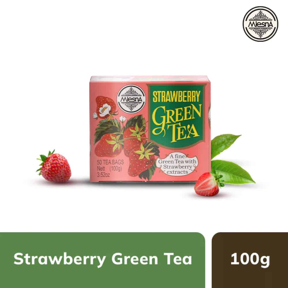 MLESNA-Strawberry Green Tea-100g