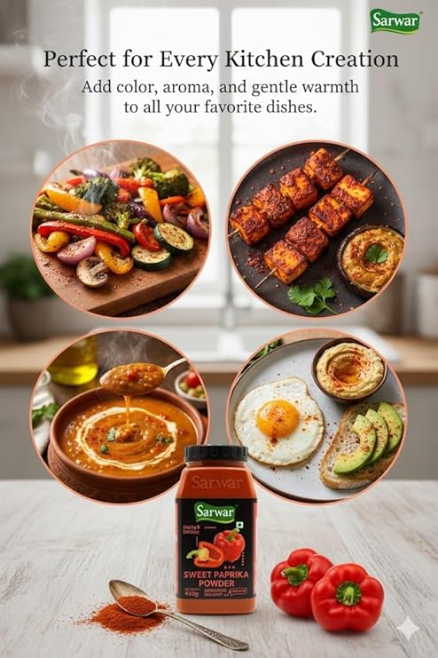 Sarwar - Sweet Paprika Powder 450gm | 100% Pure Natural Spice