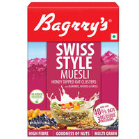 Thumbnail for Bagrry's - Swiss Style Muesli 500gm Box | High Fibre with Added Bran 1 + 1 Free