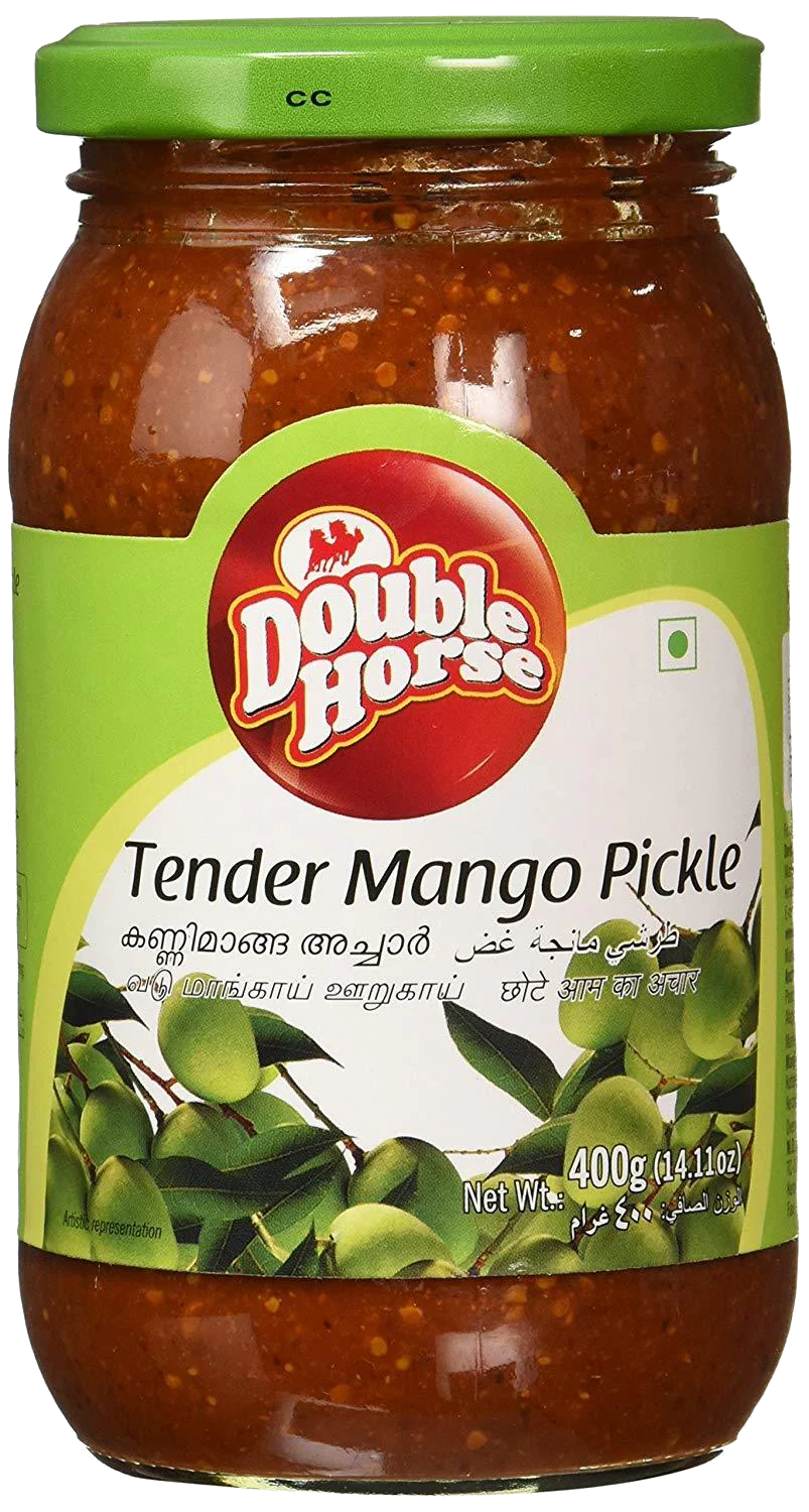 DOUBLE HORSE Tender Mango Pickle 400gm