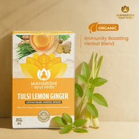 Thumbnail for Tulsi Lemon Ginger Tea | Supports Immunity & Digestion 30gm