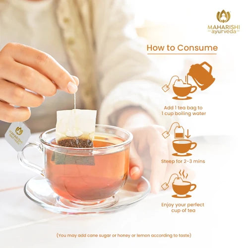 Turmeric Ginger Tea 30gm | Immunity & Digestion Boosting Ayurvedic Blend