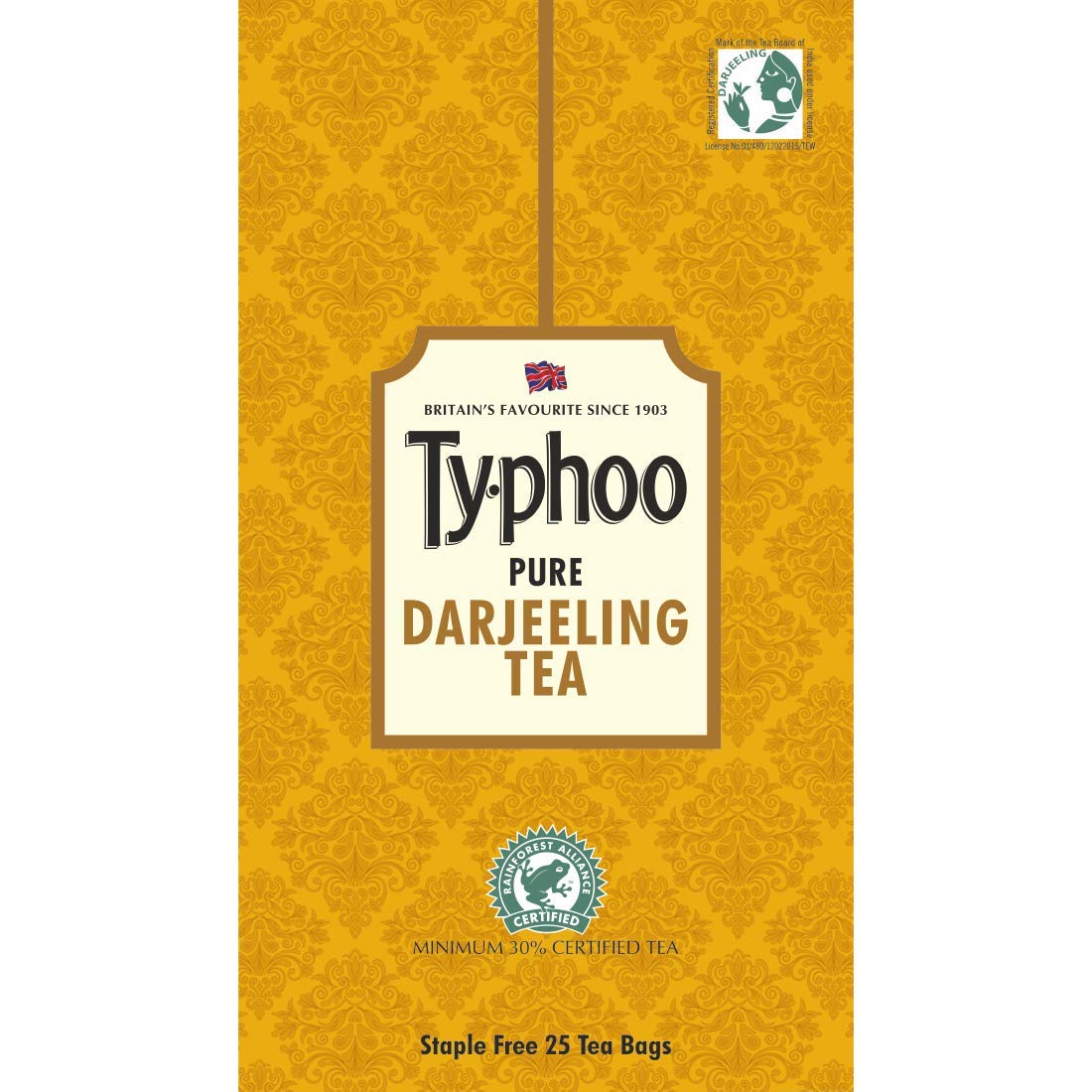 TYPHOO- Darjeeling Tea Bag-25 Tea bags