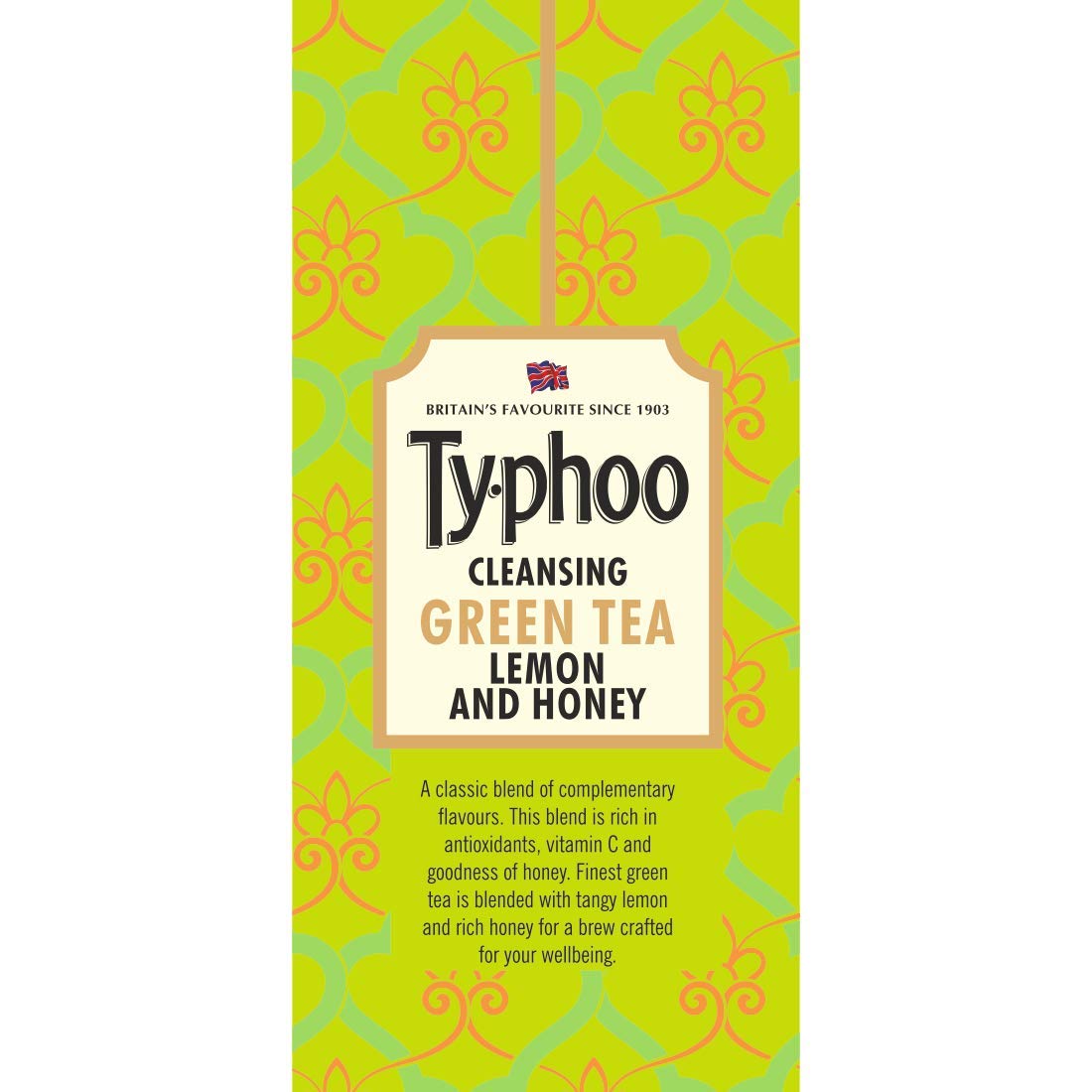 TYPHOO-Natural Green Tea Lemon and Honey-25 Bags