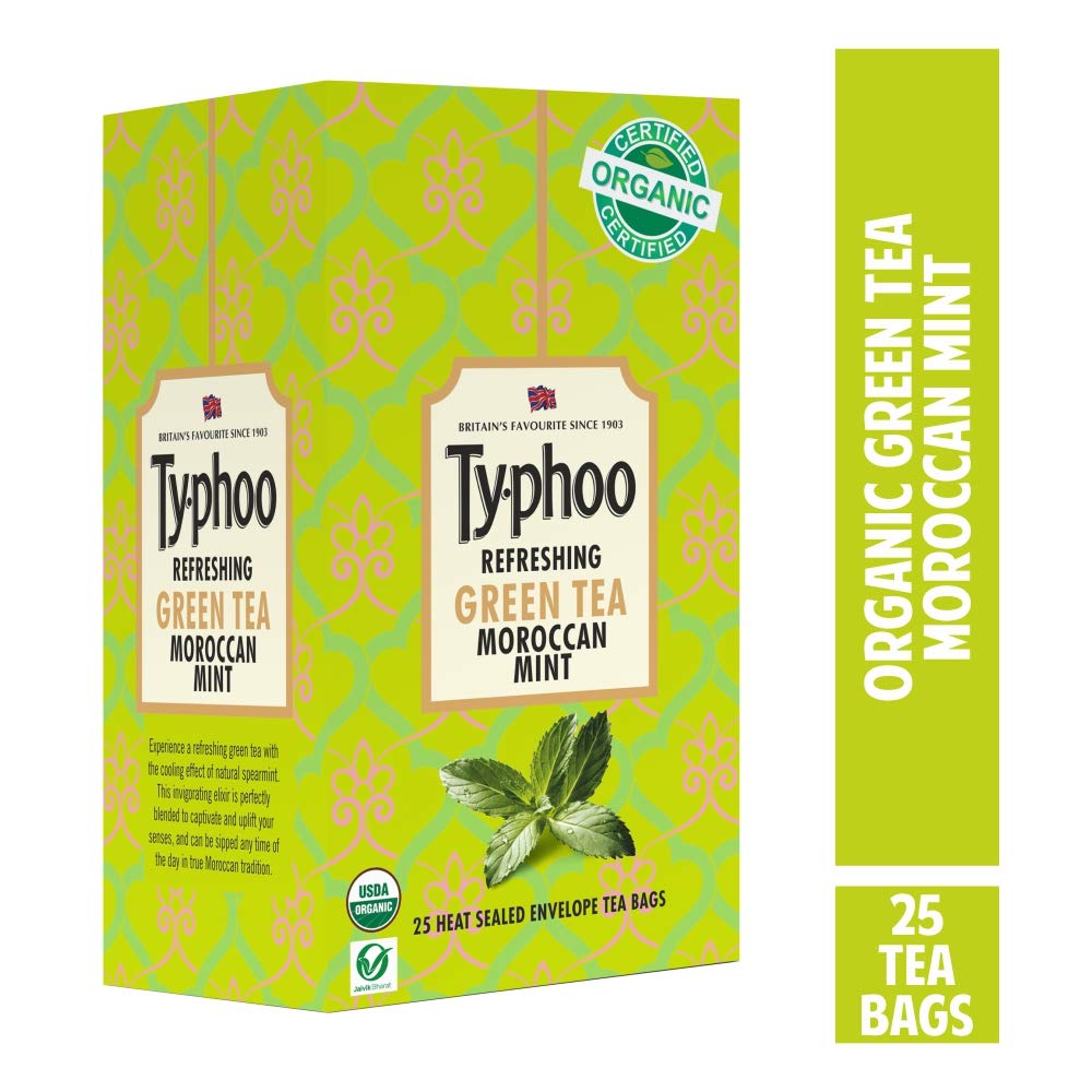 TYPHOO-Green Tea Moroccan Mint-25 Tea Bags