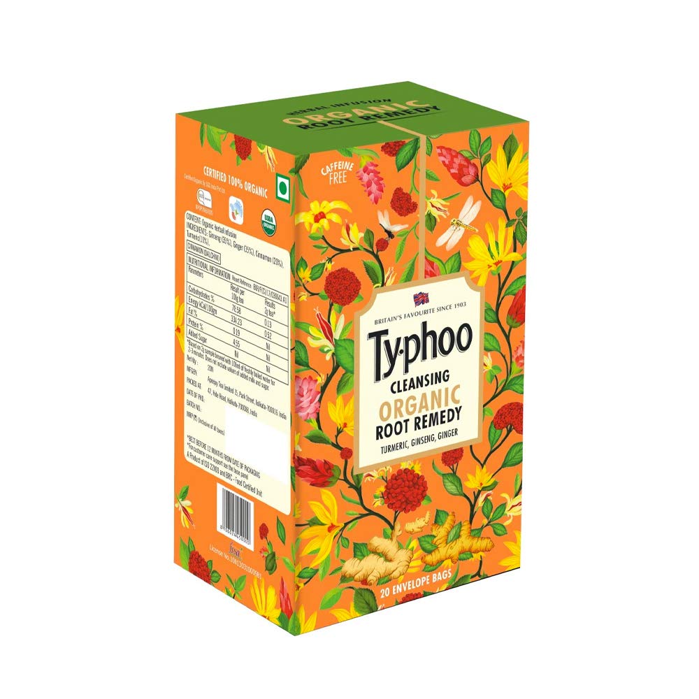 TYPHOO-Cleansing Organic Root Remedy Tea -20 Tea Bags