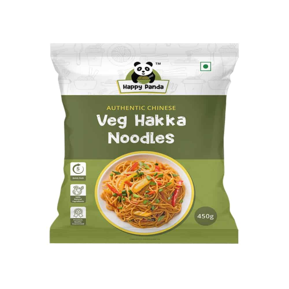 HAPPY PANDA-Veg Hakka Noodles-400g