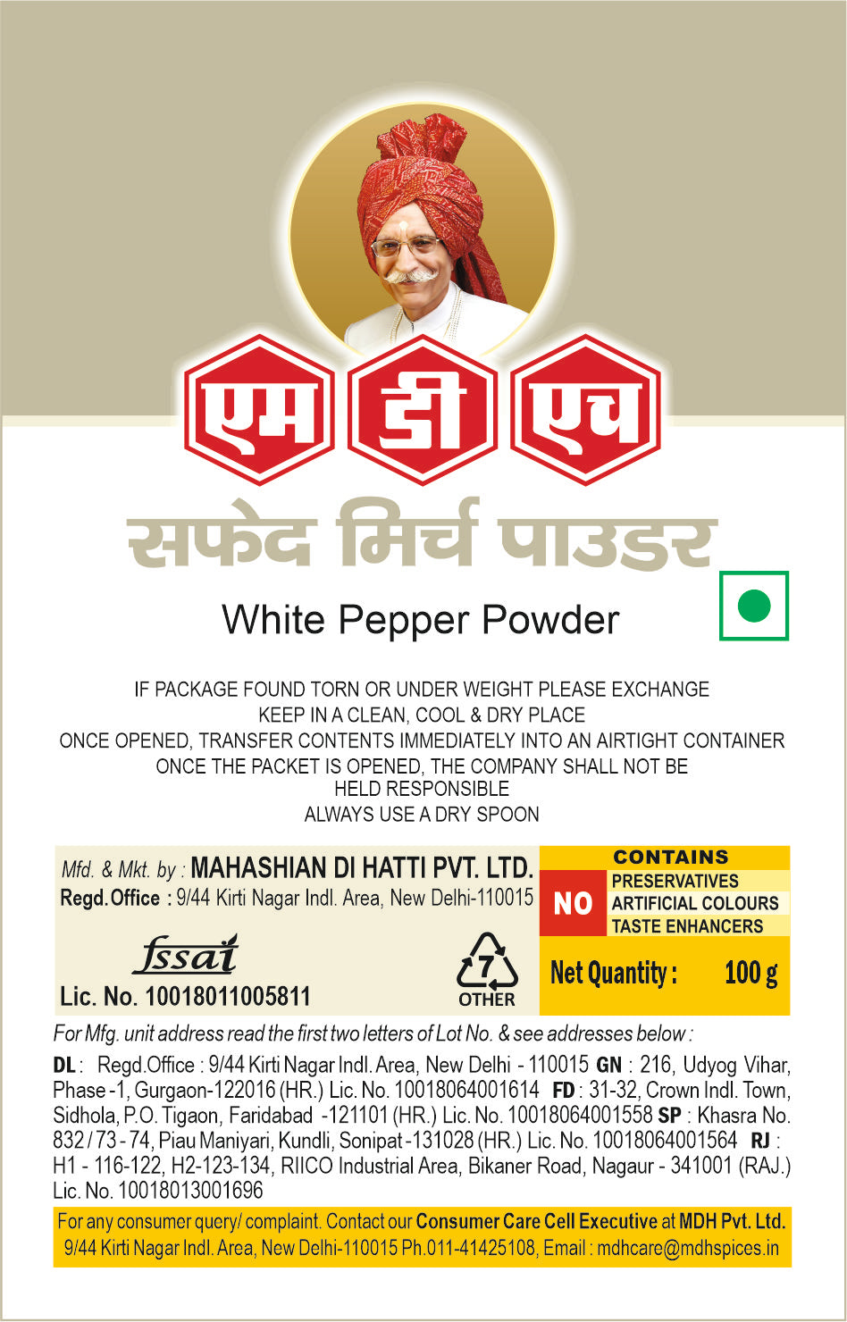 MDH-White Pepper Masala-100g